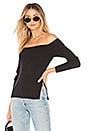 view 1 of 4 Karlie Side Zipper Sweater in Black