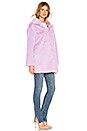 view 3 of 4 Alie Faux Fur Coat in Purple