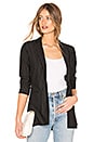 view 1 of 4 Carissa Pinstripe Blazer in Black & White