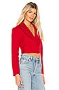 view 2 of 4 Willow Cropped Blazer in Red