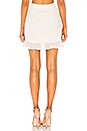 view 3 of 4 MINI-JUPE NOUÉE À LA TAILLE MADDIE in White