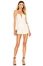 view 1 of 3 Pepper Strapless Romper in White