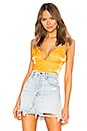 view 1 of 4 Jazelle Frill Cami Top in Yellow