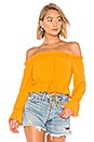 view 1 of 4 Keysha Off Shoulder Top in Marigold