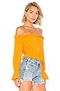 view 2 of 4 Keysha Off Shoulder Top in Marigold