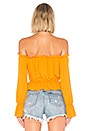 view 3 of 4 Keysha Off Shoulder Top in Marigold