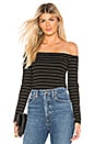 view 1 of 4 Kassie Top in Black & Gold
