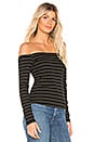 view 2 of 4 Kassie Top in Black & Gold
