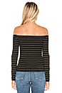 view 3 of 4 Kassie Top in Black & Gold