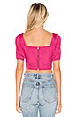view 3 of 4 Olivia Top in Hot Pink