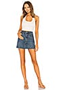 view 4 of 4 Nikki Ribbed Halter Crop Top in Nude Stripe