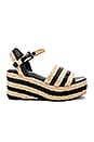 view 1 of 5 Suzie Wedge in Multi Raffia