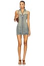 view 1 of 3 Roxie Denim Dress in Tint Dark Blue