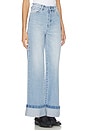 view 2 of 6 94 Wide Turn Up Jeans in Jordan Worn