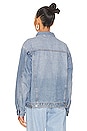 view 3 of 4 Sylvie Slouch Jacket in Light Vintage Blue
