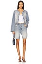 view 4 of 4 Caitlin Denim Jacket in Tint Light Blue