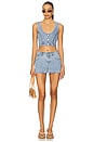 view 5 of 6 X Ripcurl 99 Skirt in Light Vintage Blue