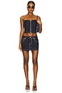 view 5 of 6 99 Skirt in Rinse Denim
