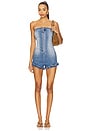 view 1 of 3 Jenna Mini Jumpsuit in Mid Vintage Blue