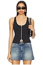 view 1 of 4 Addison Racer Top in Black
