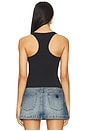 view 3 of 4 Addison Racer Top in Black