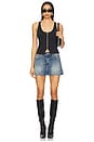 view 4 of 4 Addison Racer Top in Black