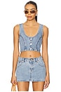 view 1 of 4 X Ripcurl Ariane Top in Light Vintage Blue