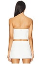 view 3 of 4 Angel Bustier Top in White