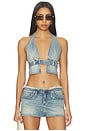 view 1 of 4 Halter Belt Top in Mikey