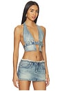 view 2 of 4 Halter Belt Top in Mikey