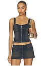 view 1 of 4 Denim Bustier in Bowie