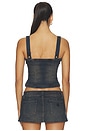 view 3 of 4 Denim Bustier in Bowie