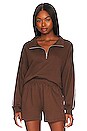 view 1 of 4 Austin Sweatshirt in Chocolate