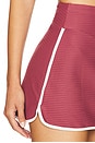 view 6 of 6 Laney Piped Tennis Skirt in Rouge