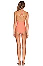 view 3 of 3 Teahupo'o Swimsuit in Papaya
