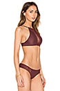 view 2 of 4 TOP BIKINI MALIBU in Merlot