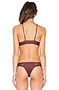view 3 of 4 TOP BIKINI MALIBU in Merlot