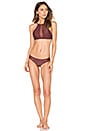 view 4 of 4 TOP BIKINI MALIBU in Merlot