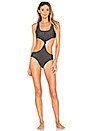 view 1 of 4 MAILLOT DE BAIN UNE PIÈCE EN MESH COLOMBIA in Shadow Mesh