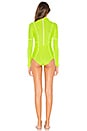 view 3 of 3 Ehukai Rash Guard in Neon Cactus Mesh