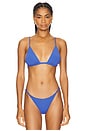 view 1 of 4 TOP BIKINI TRIANGULAR GIGI in Sapphire