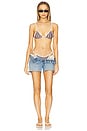 view 4 of 4 Baja Piped Bikini Top in Amal