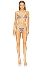 view 4 of 4 Relle Piped Bikini Bottom in Amal