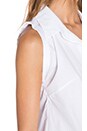 view 4 of 4 Belle Button Up Tank in White