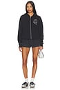 view 6 of 6 SUDADERA RHINESTONE in Black