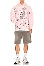 view 4 of 4 SUDADERA ILLUSTRATED in Pink