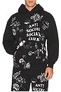 view 1 of 4 SUDADERA ILLUSTRATED in Black