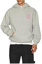 view 4 of 5 Applique Mind Games Hoodie in Gray