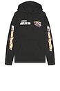 view 6 of 6 x Nascar Daytona Hoodie in Black