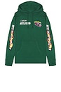 view 6 of 6 x Nascar Daytona Hoodie in Green